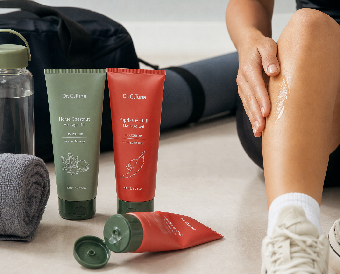 Dr. C. Tuna Paprika & Chili and Pferde Horse Chestnut Balsam Massage Gels